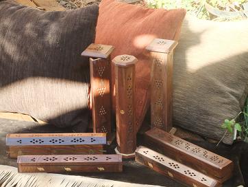 torres y baules de madera